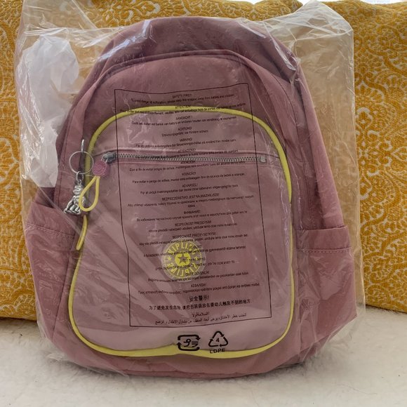 NWT Kipling Delia Backpack in Clear Lavender main image 8